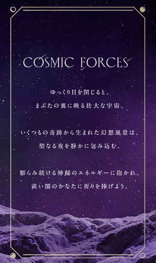 yԁEʌz2023 TSUTSUMI Winter LimieduCOSMIC FORCESv