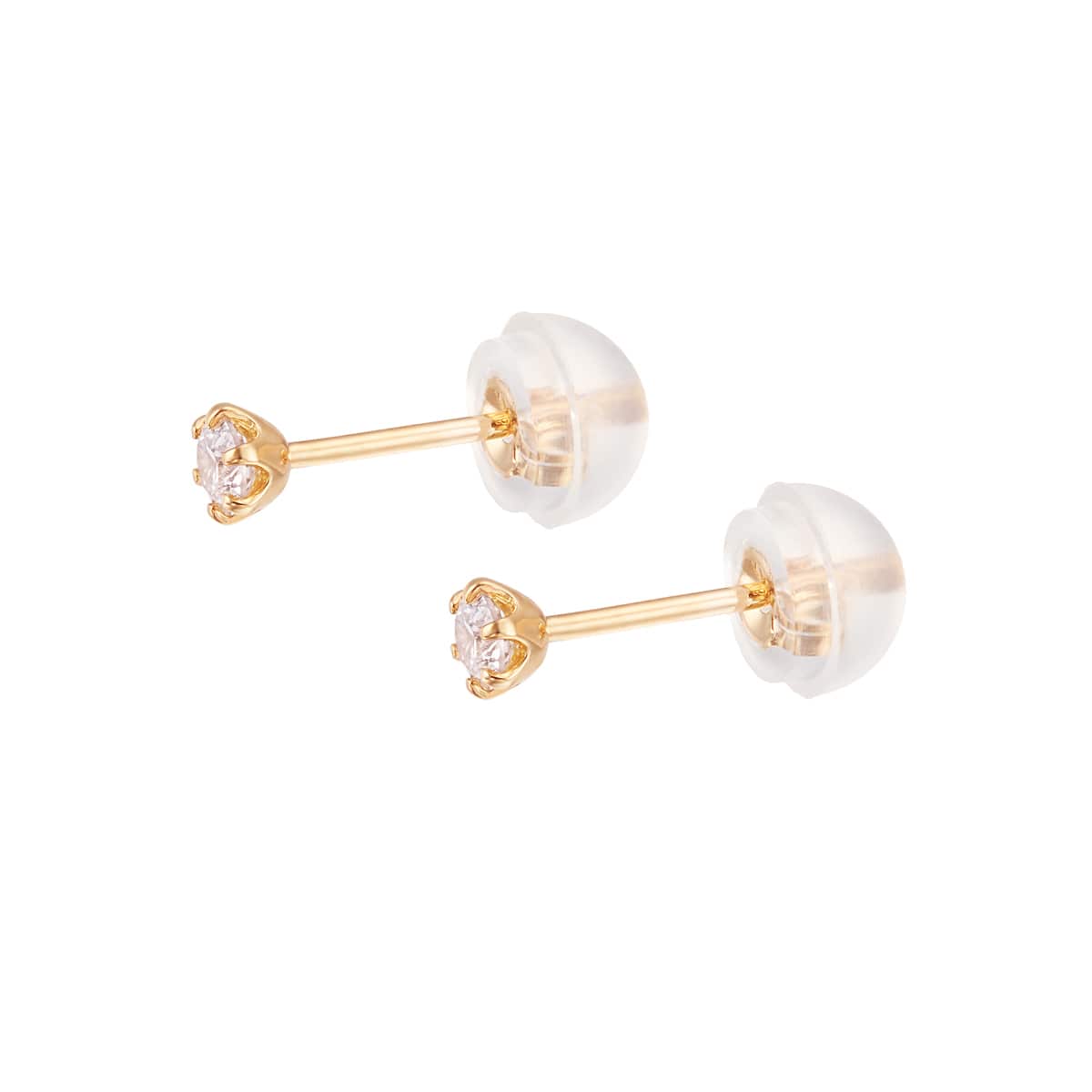 K18イエローゴールドダイヤモンドピアス 