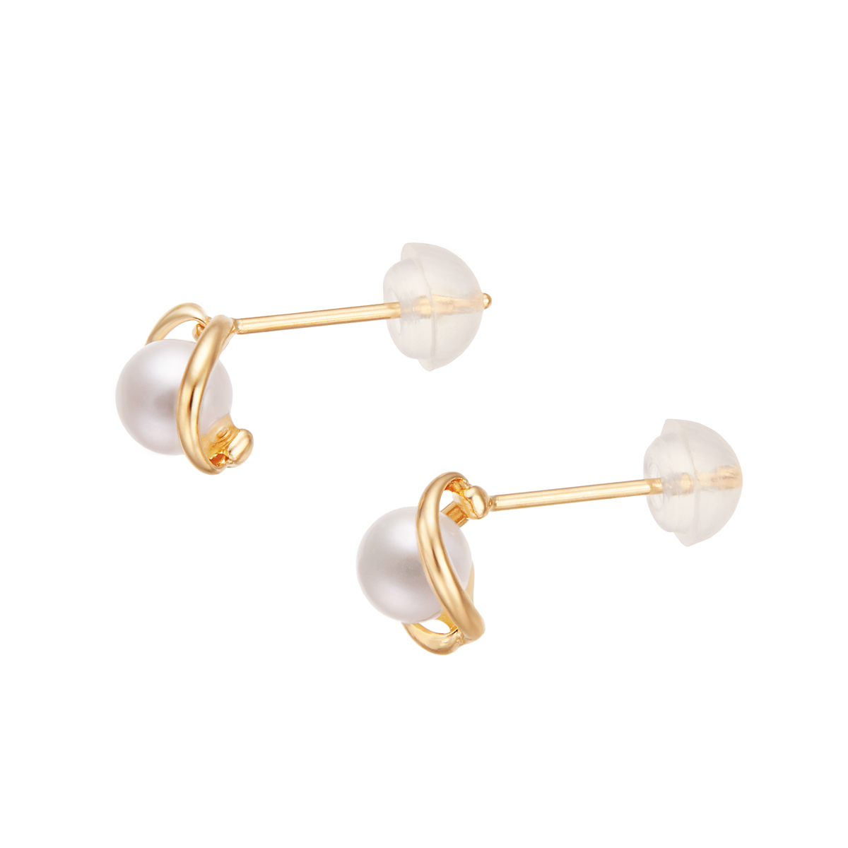 K18�C�G���[�S�[���h�W���p�[���s�A�X�i4mm�j