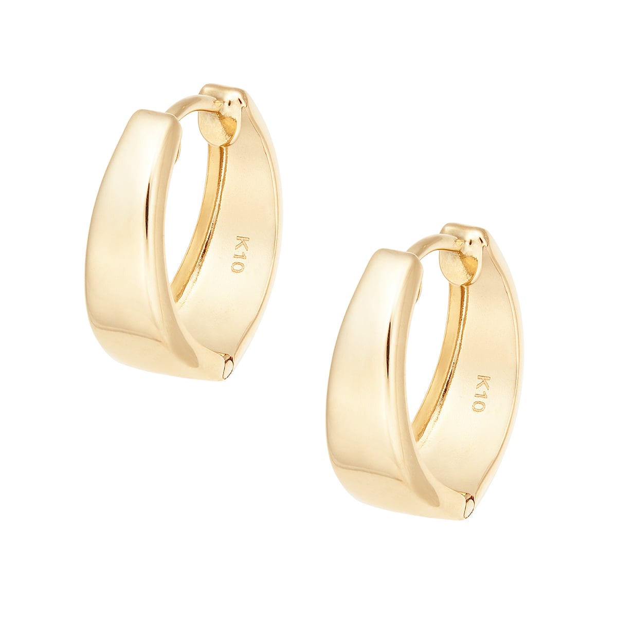 K10イエローゴールドピアス 