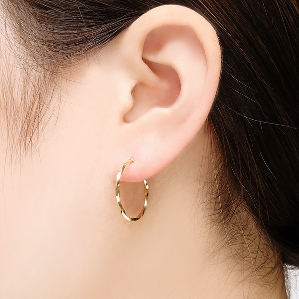 K18イエローゴールドピアス K10イエローゴールドダイヤモンドピアス LW1972483808(15000円)