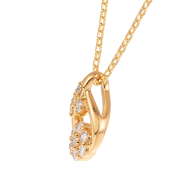 K18イエローゴールドダイヤモンドネックレス  V1688221823(12870円)