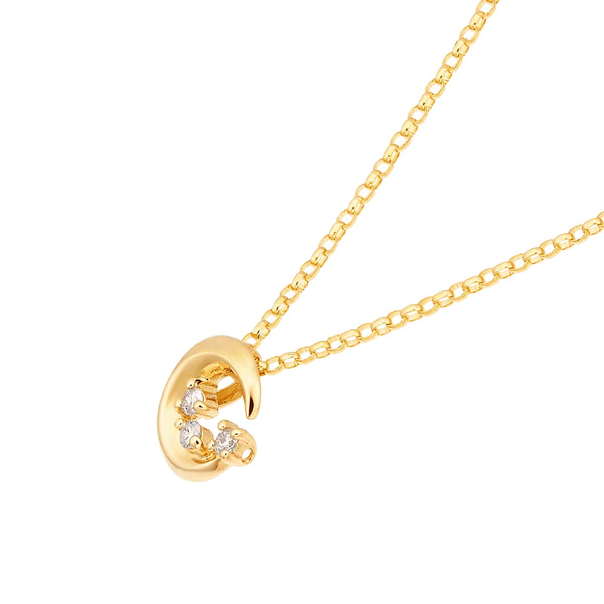 K18イエローゴールドダイヤモンドネックレス U1619632632(12500円)