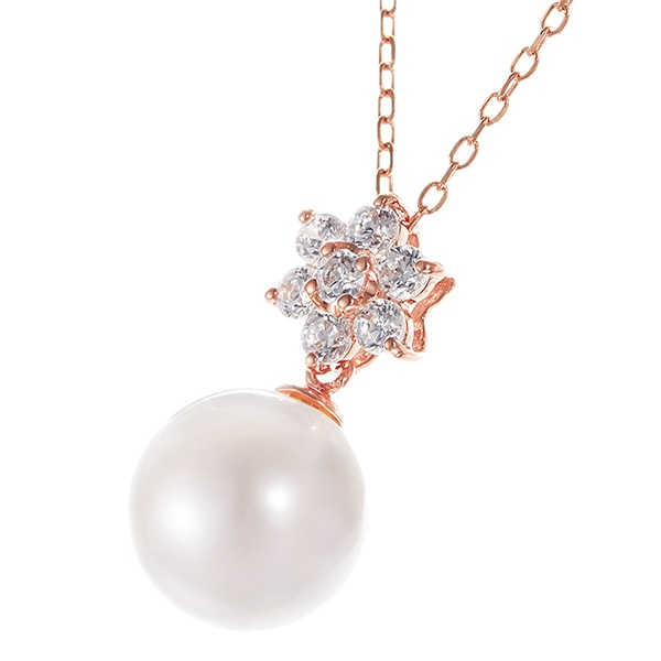 K10ピンクゴールド淡水パールネックレス 8 5mm Rpn224 Tsutsumi ジュエリーツツミ ジュエリーファッション通販