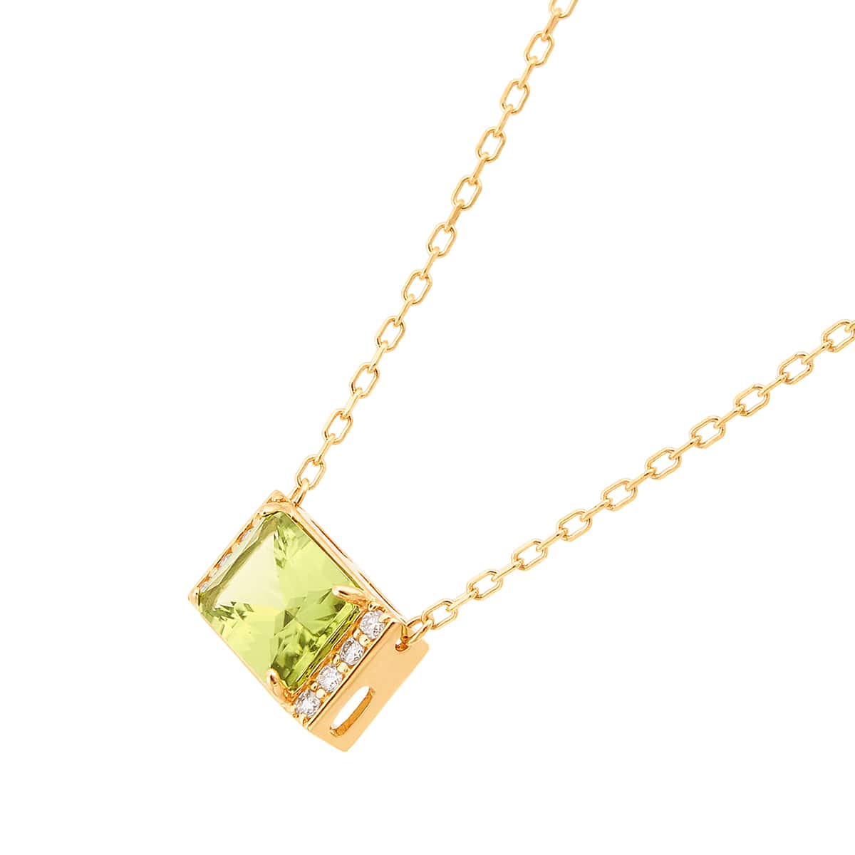 K18イエローゴールドペリドットネックレス R2548979759(19500円)