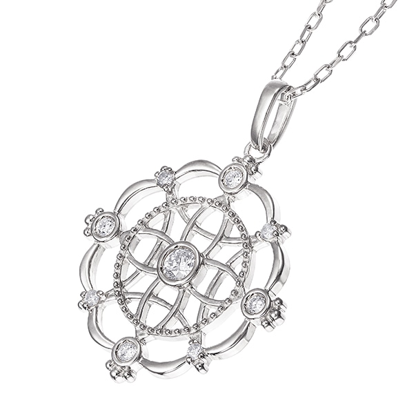 プラチナダイヤモンドネックレス 