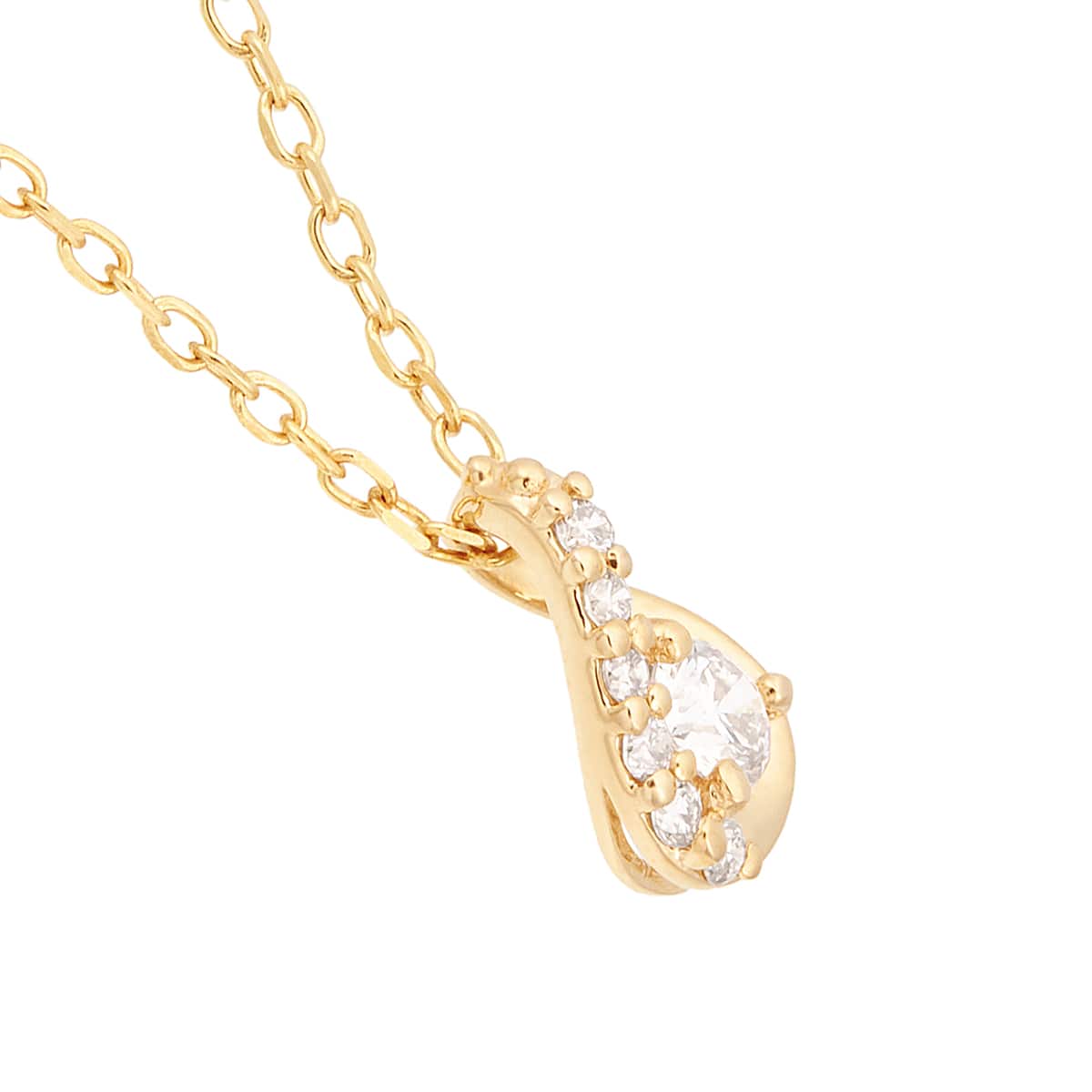 K10イエローゴールドダイヤモンドネックレス ペンダントネックレス Y1526323228(11700円)
