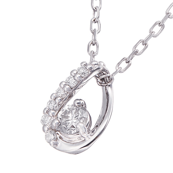 K10ホワイトゴールドダイヤモンドネックレス N1528226681(11700円)