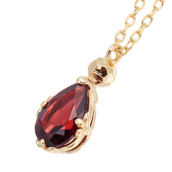 K10イエローゴールドアルマンダインガーネットネックレス  F1264819582(9750円)