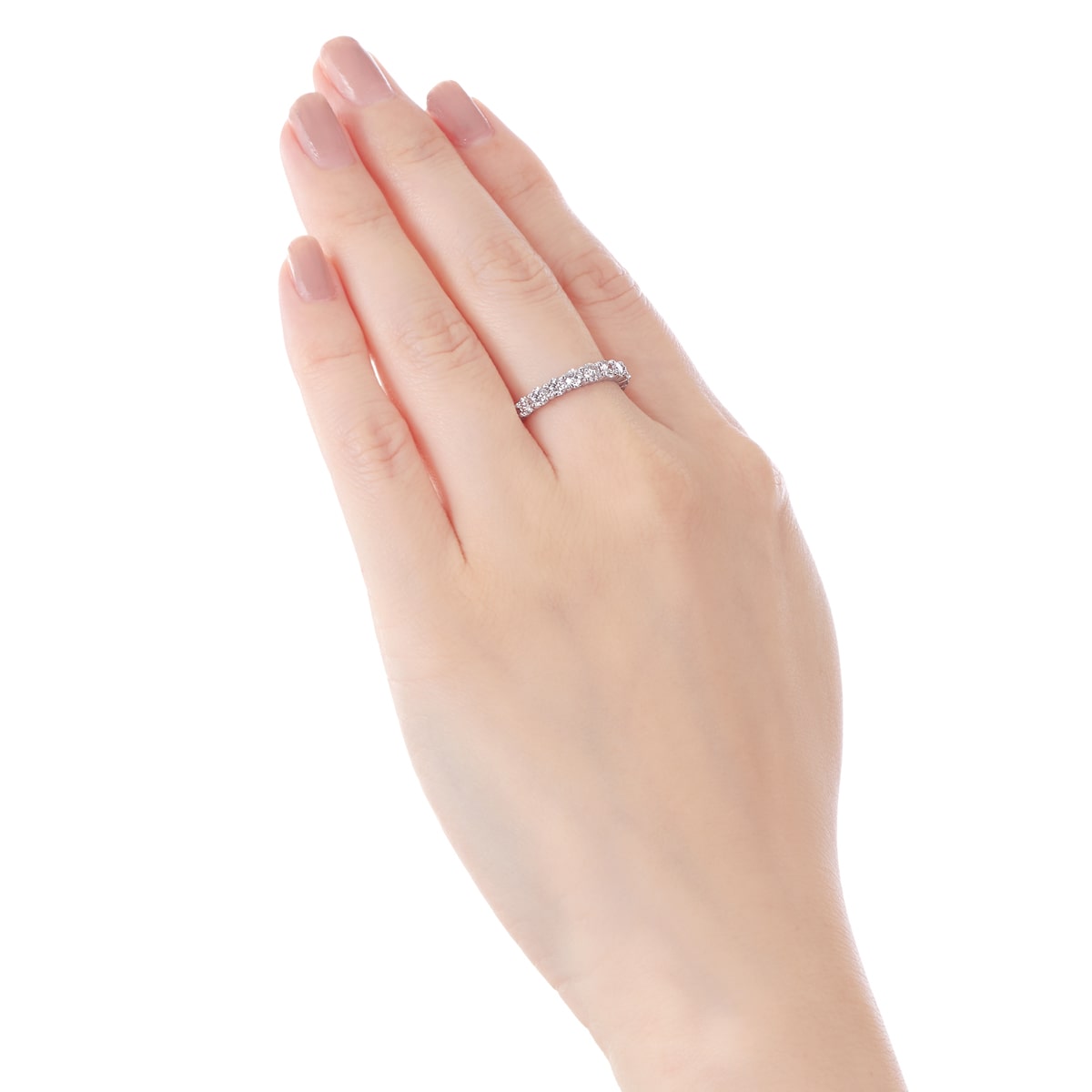 プラチナダイヤモンドリング 0.7ct❤Ｈ&Q❤絶品ダイヤレディース