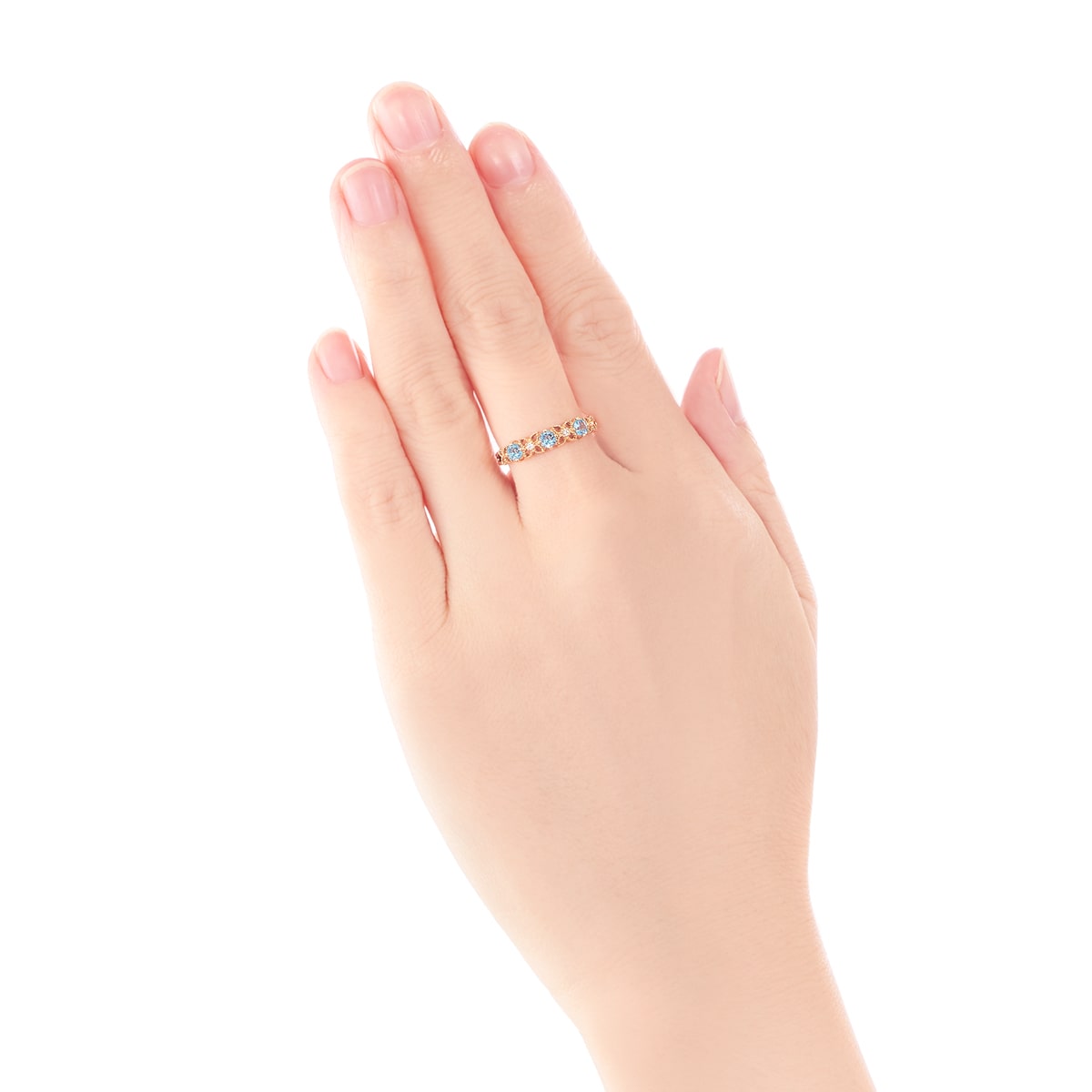 K10イエローゴールドブルートパーズリング 