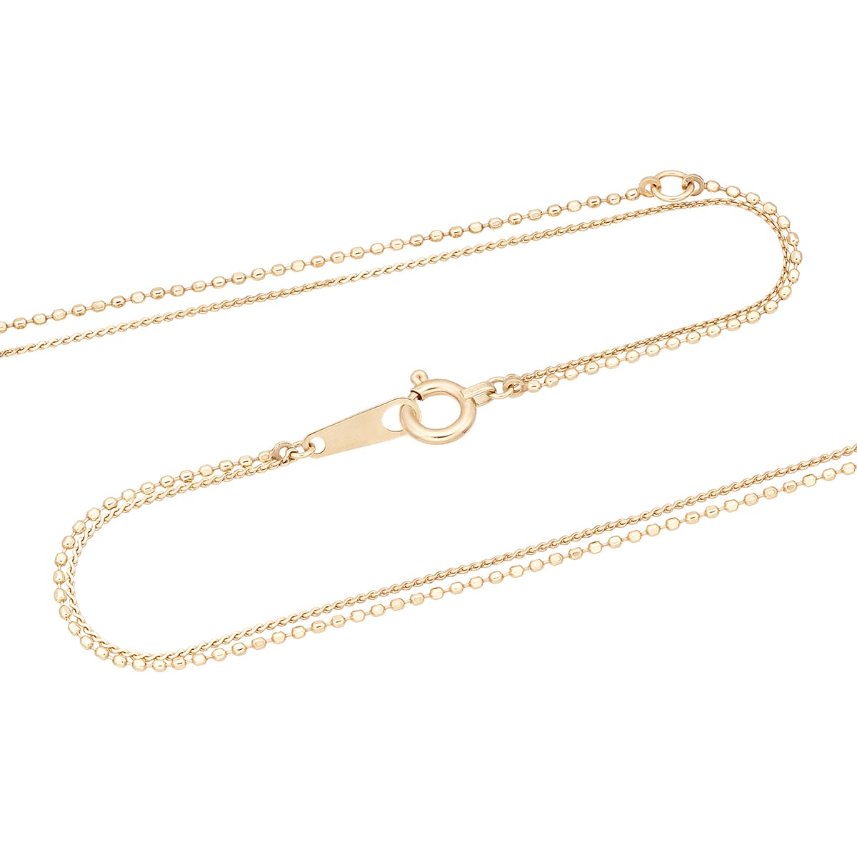 K10イエローゴールド淡水パールネックレス 