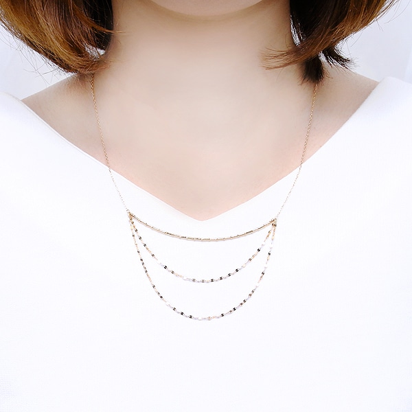 K18イエローゴールドネックレス: ネックレス|TSUTSUMIオンラインショップ【JEWELRY TSUTSUMI Online Shop】