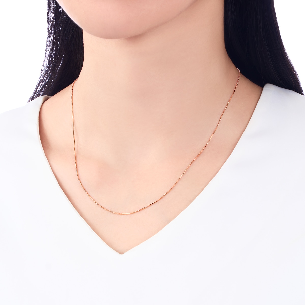 K18�s���N�S�[���h�l�b�N���X�i45cm�j