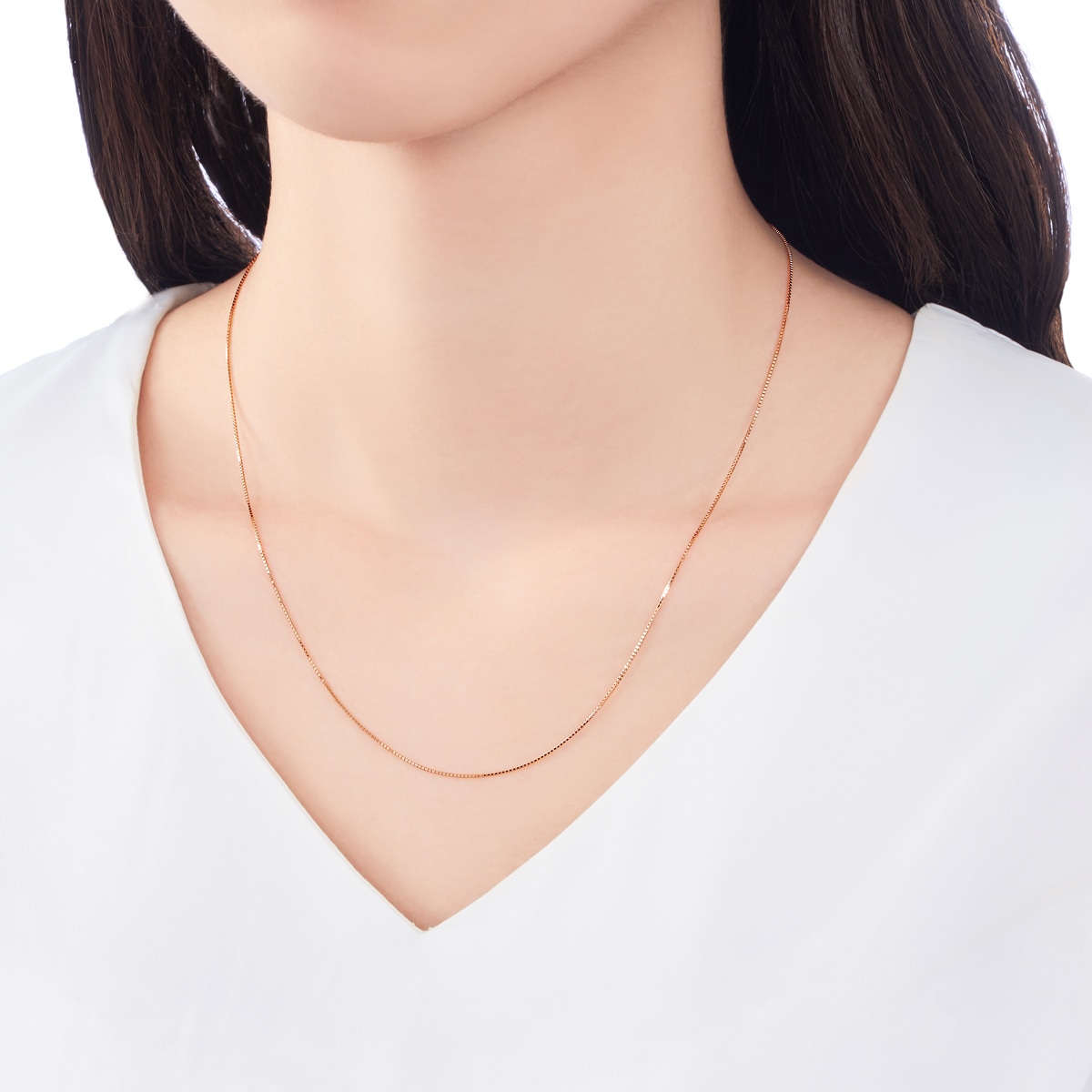 K18�s���N�S�[���h�l�b�N���X�i45cm�j