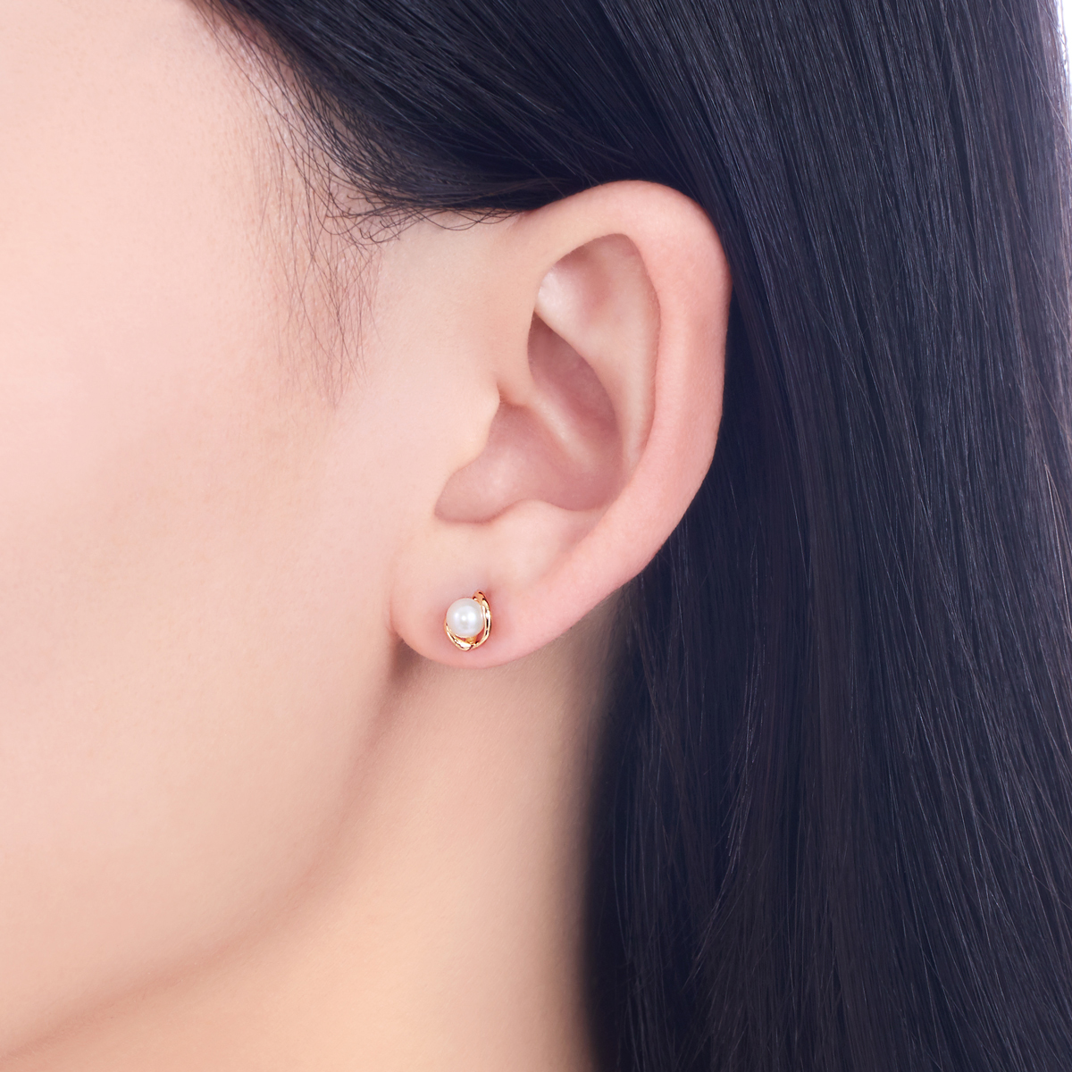 K18�C�G���[�S�[���h�W���p�[���s�A�X�i4mm�j