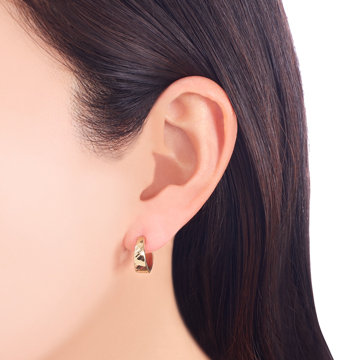 K10イエローゴールドピアス 