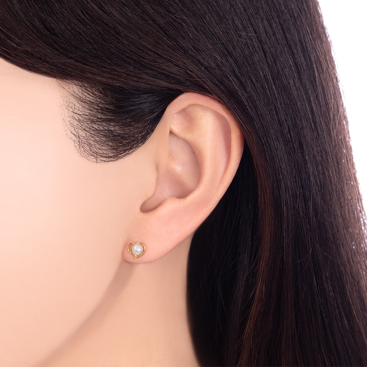 K18�C�G���[�S�[���h�W���p�[���s�A�X�i4mm�j