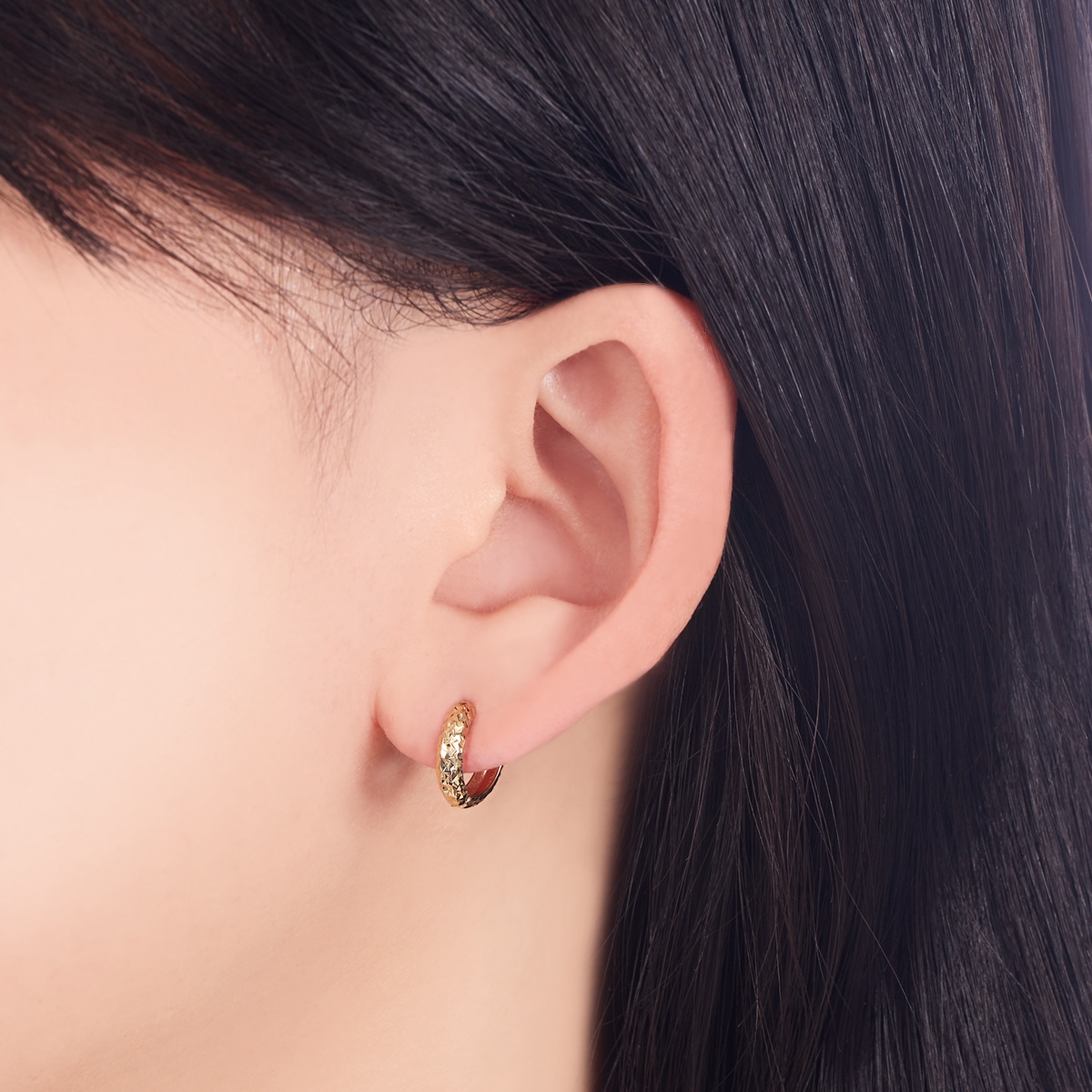 K10イエローゴールドピアス 