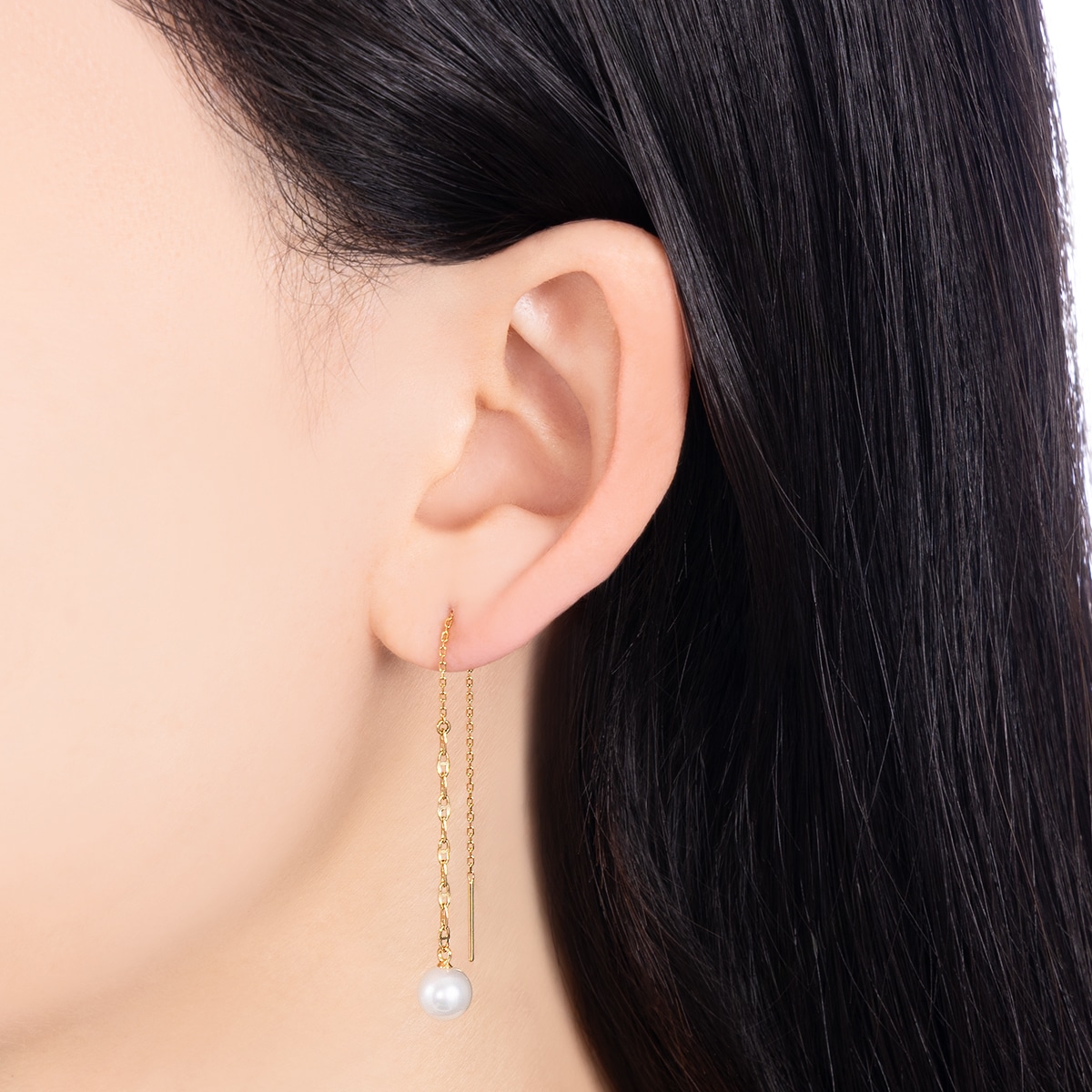 K18�C�G���[�S�[���h�W���p�[���s�A�X�i6.5mm�j