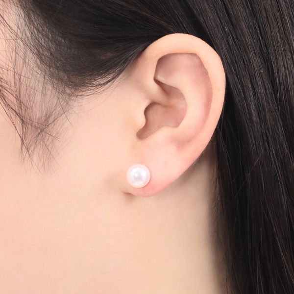 プラチナアコヤ真珠ピアス（8mm）: ピアス|TSUTSUMIオンラインショップ【JEWELRY TSUTSUMI Online Shop】