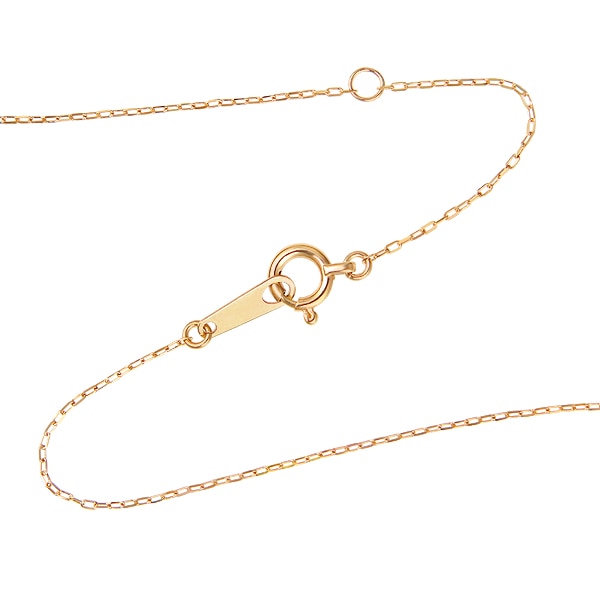 K18イエローゴールドダイヤモンドネックレス 