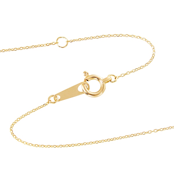 K18イエローゴールドダイヤモンドネックレス 