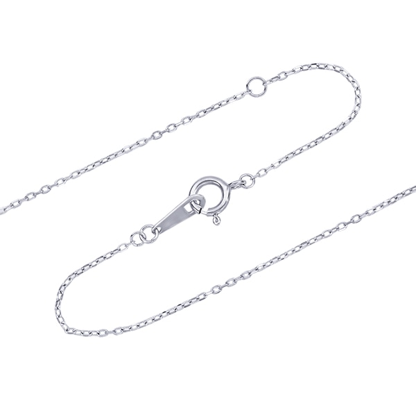 K10ホワイトゴールドダイヤモンドネックレス 