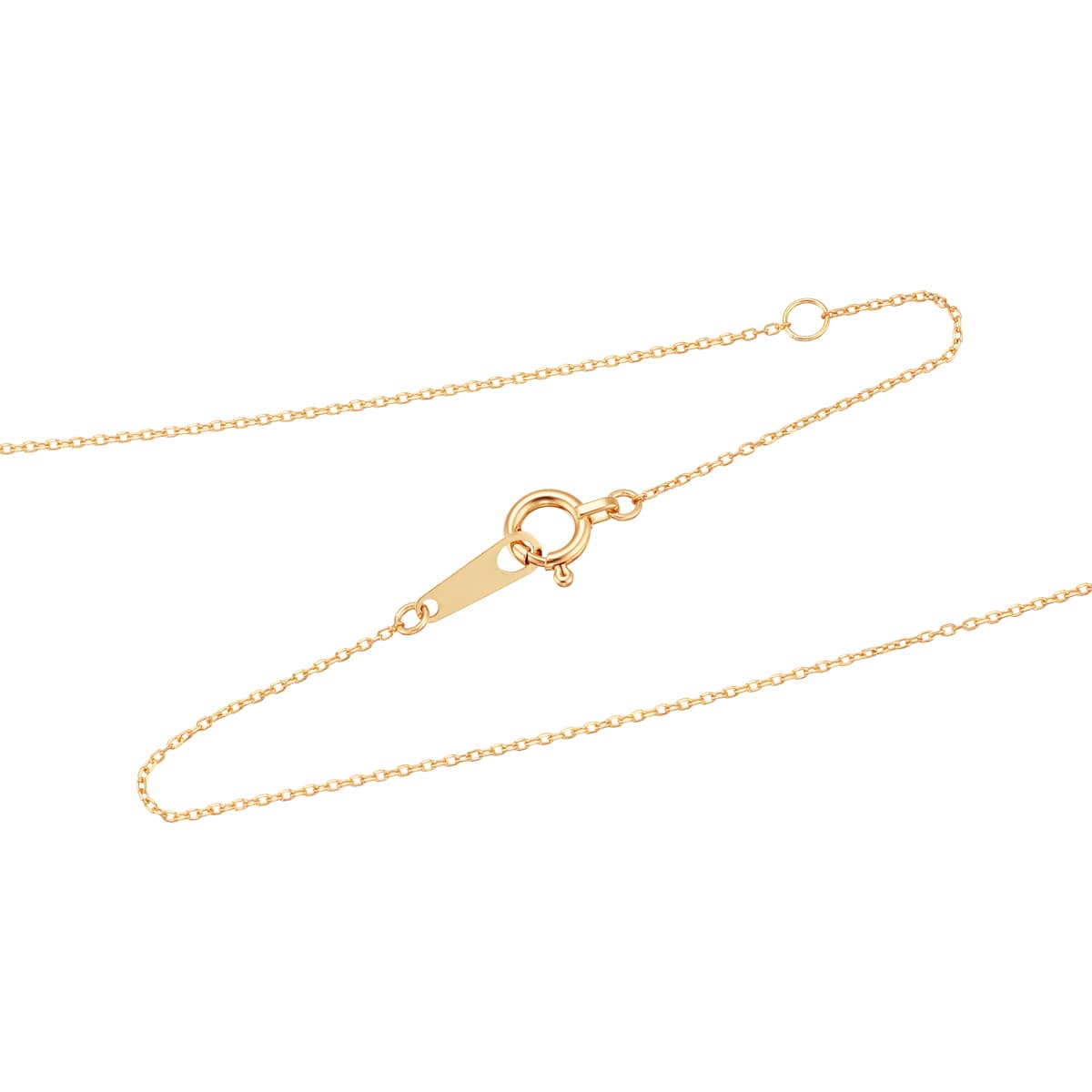 K18イエローゴールドダイヤモンドネックレス 