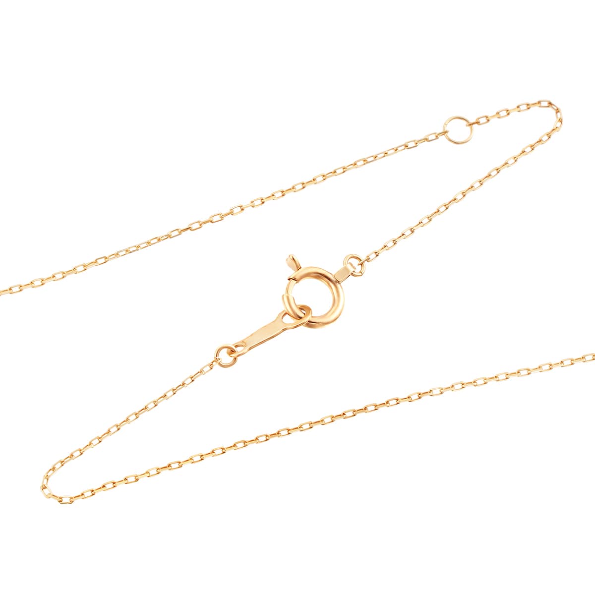 K10イエローゴールドダイヤモンドネックレス 