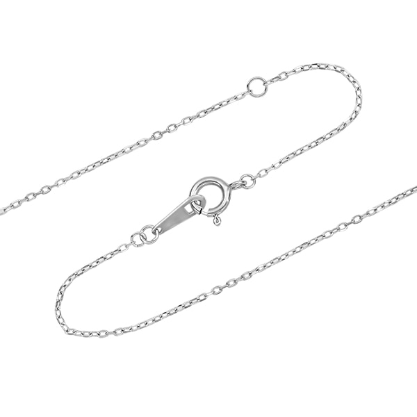 K10ホワイトゴールドダイヤモンドネックレス 