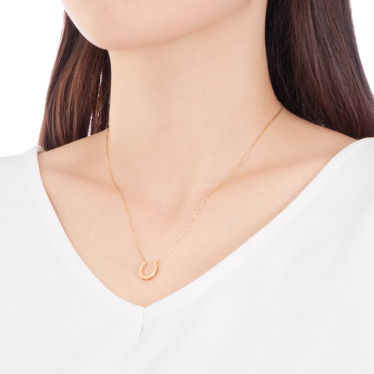 K18イエローゴールドダイヤモンドネックレス K18イエローゴールドダイヤモンドネックレス H2513975594(19380円)