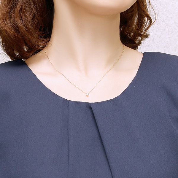 K18イエローゴールドダイヤモンドネックレス(RPN093-001)|TSUTSUMI K18イエローゴールドダイヤモンドネックレス(RPN093-001)|TSUTSUMI