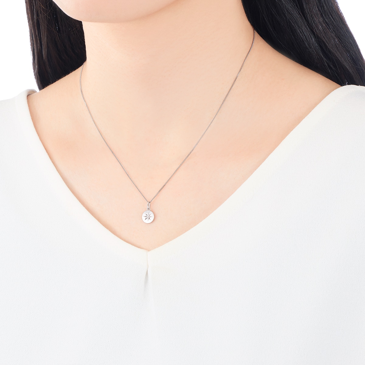 プラチナダイヤモンドネックレス 