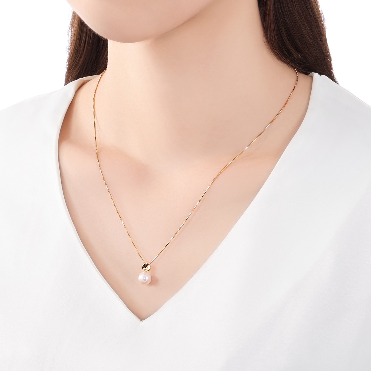 K18�C�G���[�S�[���h�A�R���^��l�b�N���X�i7.5mm�j