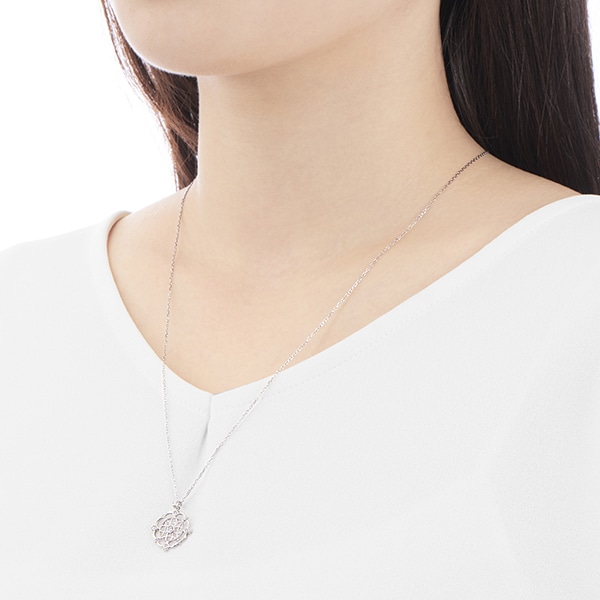 プラチナダイヤモンドネックレス 