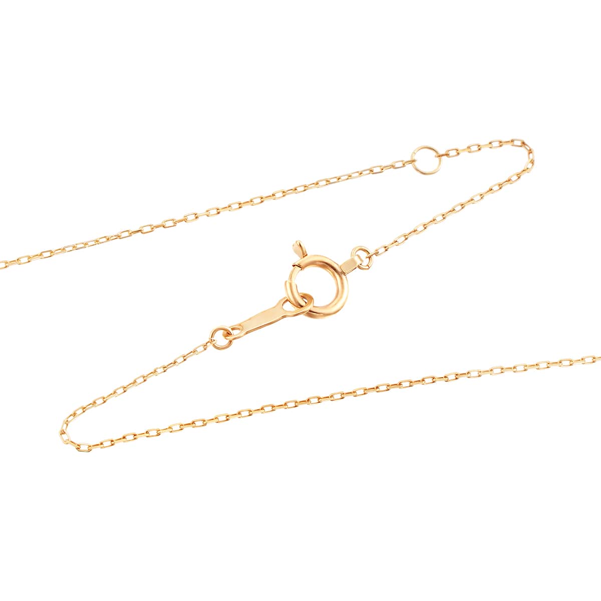 K10イエローゴールドダイヤモンドネックレス 