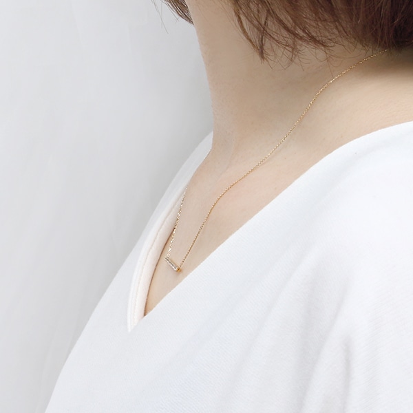 K18イエローゴールドダイヤモンドネックレス ペンダントネックレス C2295512436(17600円)