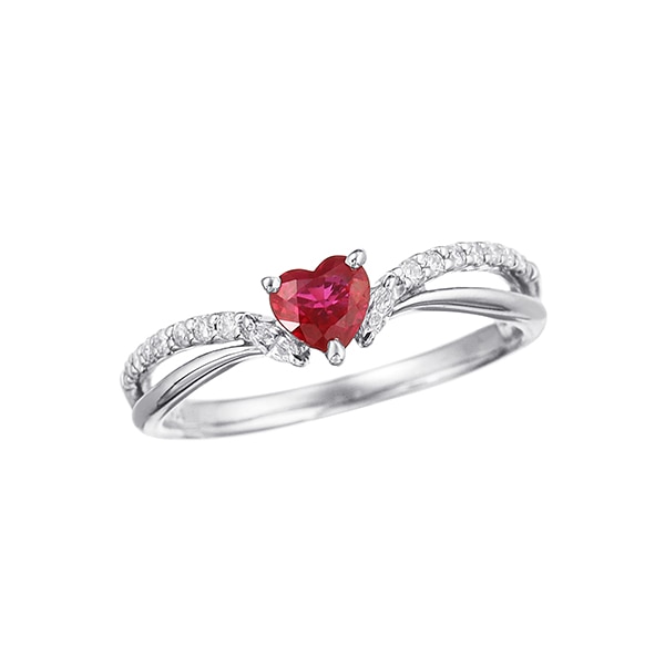 RUBY ルビー 0.49ct pt900 指輪 プラチナリング ジュエリー