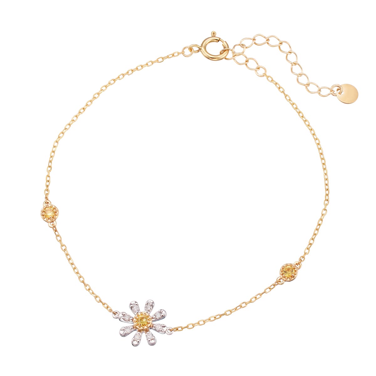 The M Jewelers / 14K ホワイト ゴールド / ブレスレット ラッキーアイ》 ホワイトゴールド＆ダイヤモンド ブレスレット