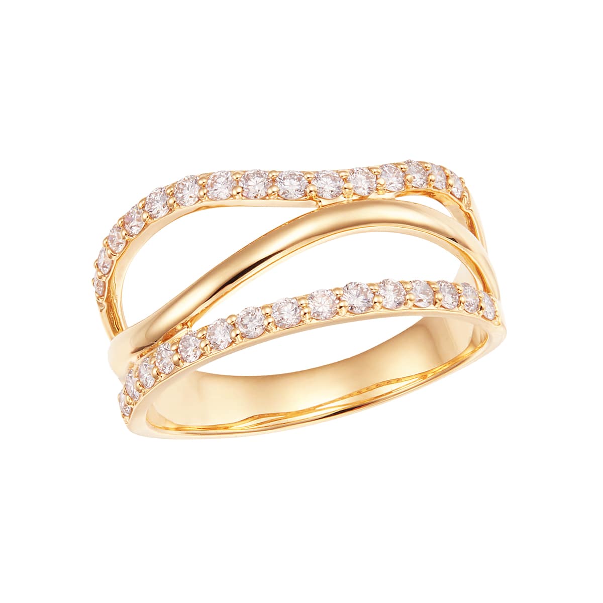 �y���i�g���ɂ��œK�E�v���[���g�ɂ��I�X�X���z����Ƃ��X�^�C���b�V���ɖ����Ă���锲�����̂���C�G���[�S�[���h�ƃ_�C�������h�̊ɂ₩�ȃE�F�[�u���C����������K18�C�G���[�S�[���h�_�C�������h�����O