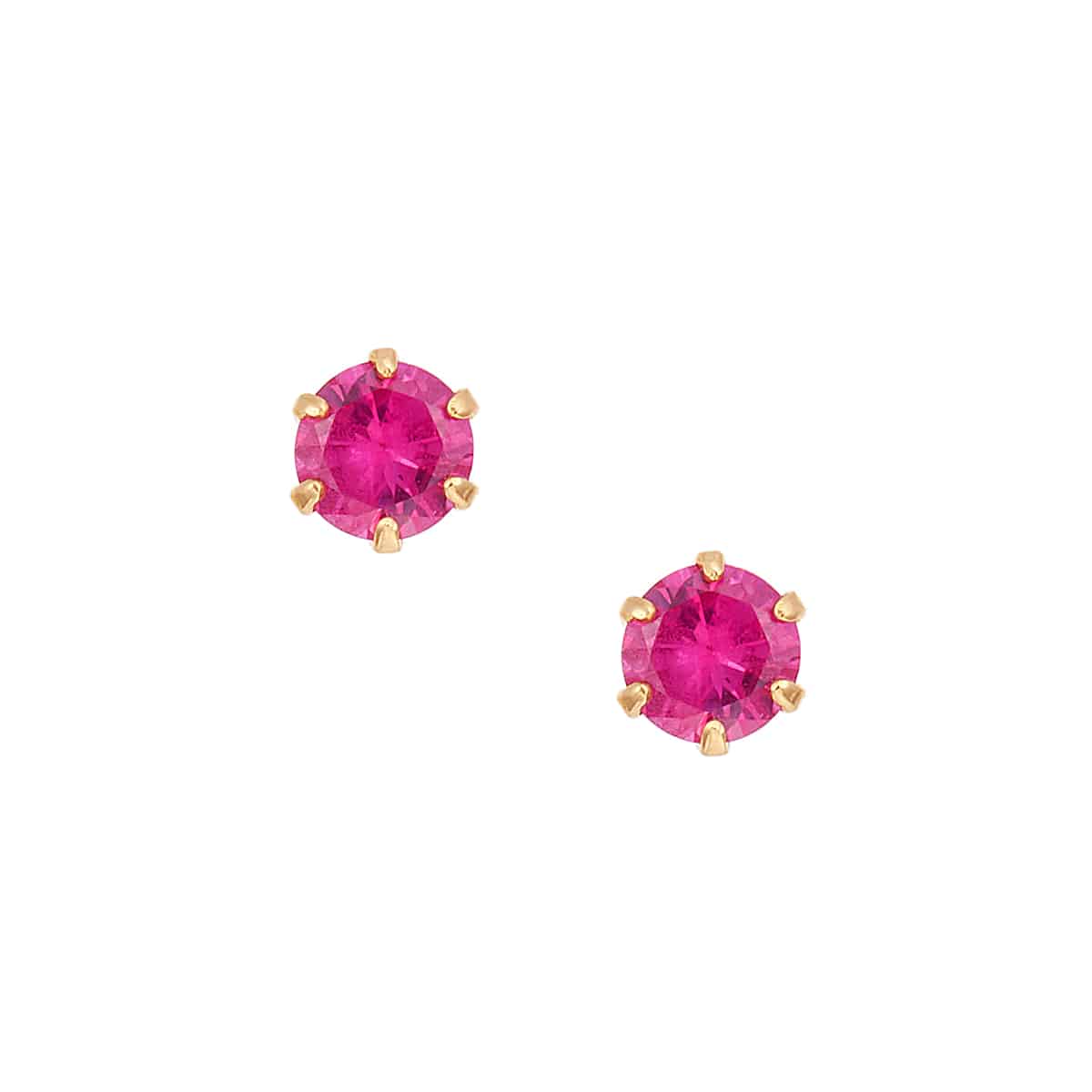 【鑑別書付】 2ct 天然 ルビー ハート ピアス K18GP 宝石の女王 楽天市場】18金 計0.2ct ルビー ハート シェイプ ピアス