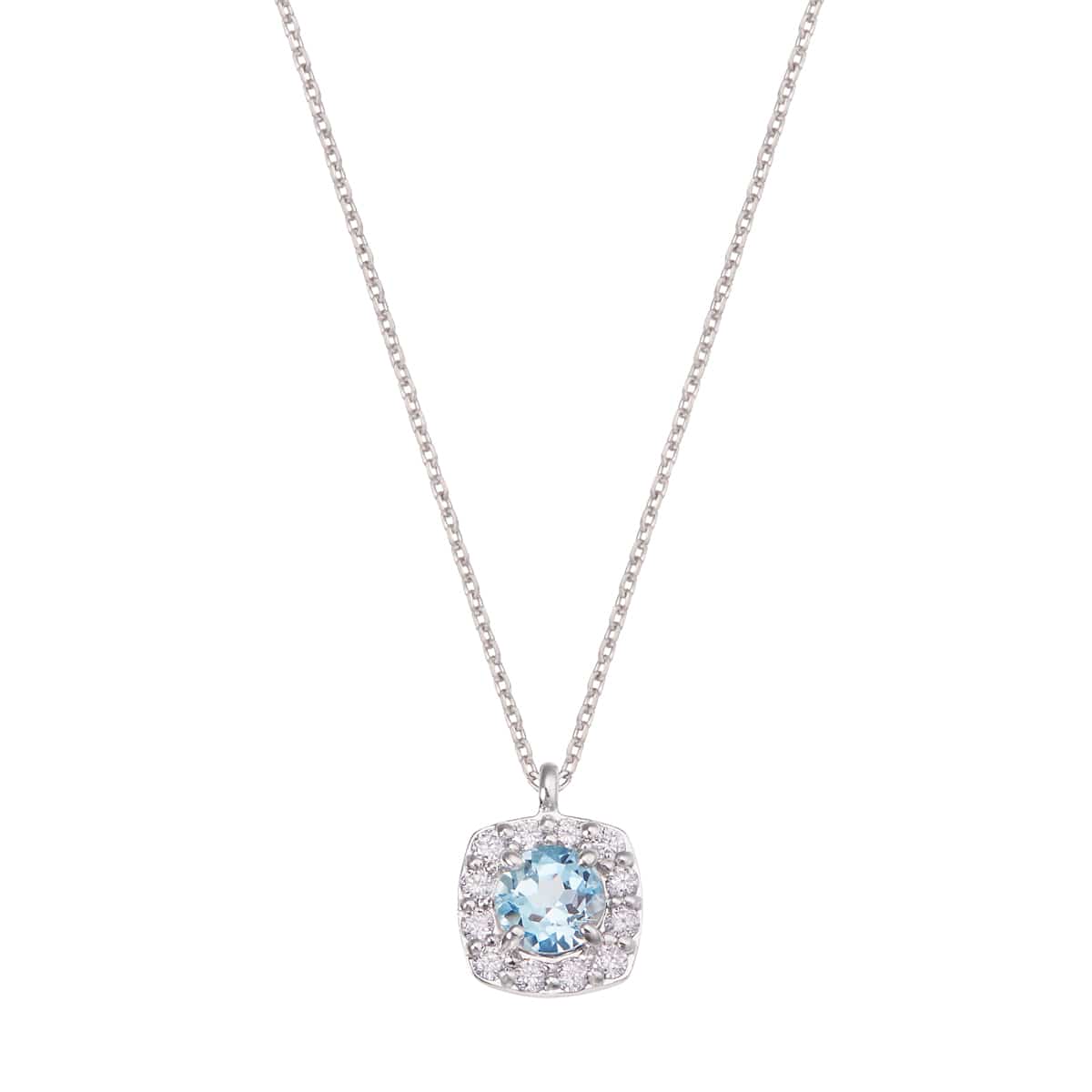 アクセサリー AQUA 幸せのシックスペンスコイン・リボルブネックレス – AQUA SILVER