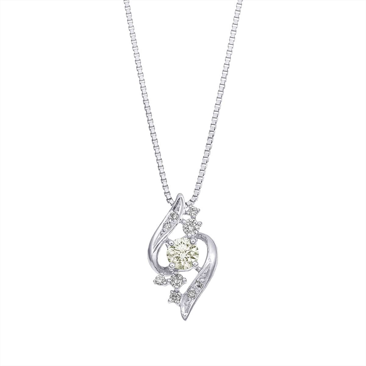 0.20ct ダイアネックレス プラチナ