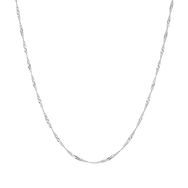 K14ホワイトゴールドネックレス（50cm）(RNC586)|TSUTSUMI（ジュエリー 