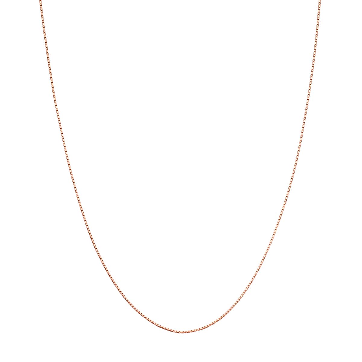 K14ピンクゴールドネックレス（40cm）