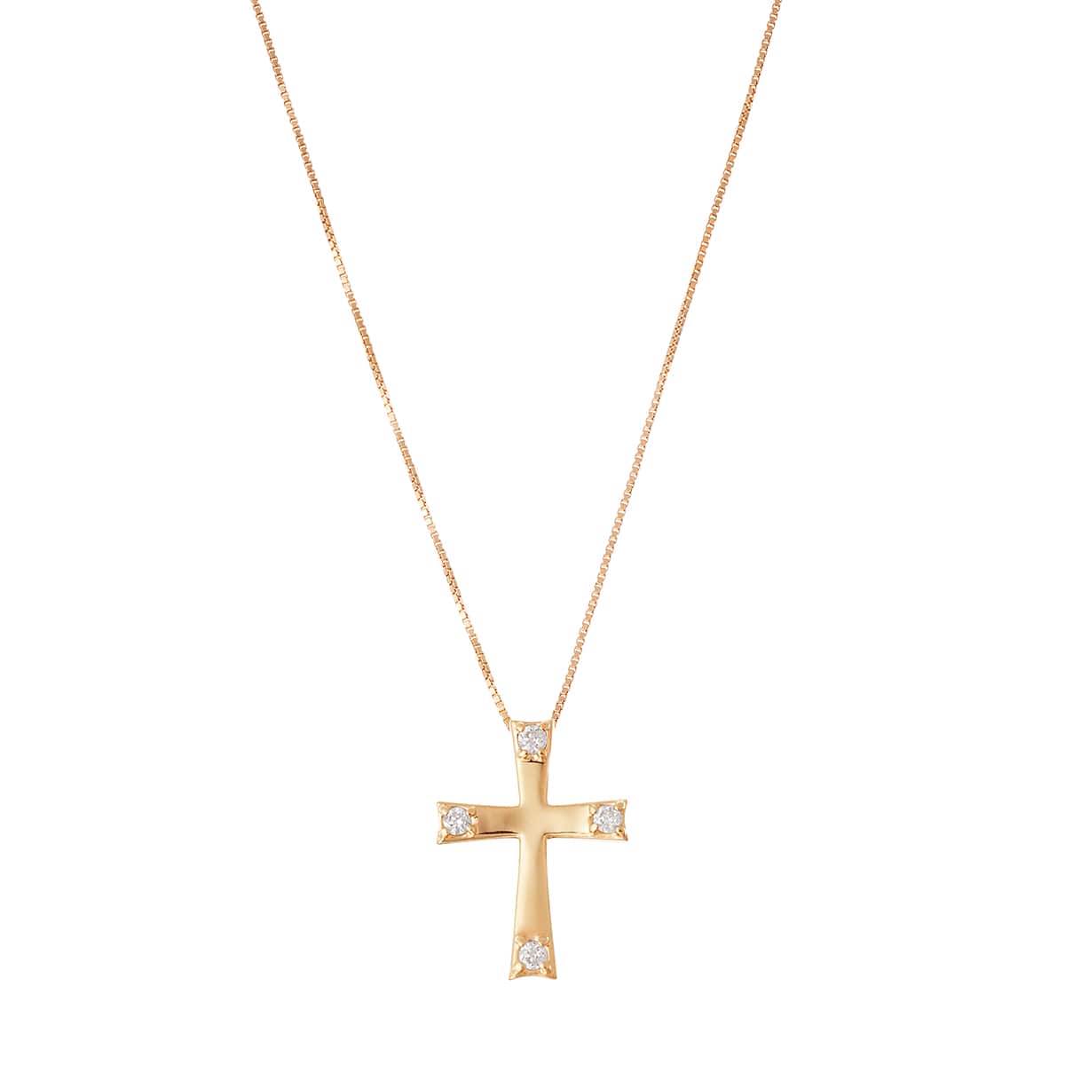 K18イエローゴールドダイヤモンドネックレス 