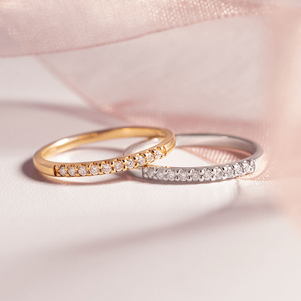 18金 ゴールド フルエタニティリング ツツミ Eternity Ring(エタニティリング)…ダイヤモンドの光を纏う|TSUTSUMI