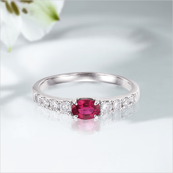 【7月の誕生石・ルビー】ルビーの婚約指輪