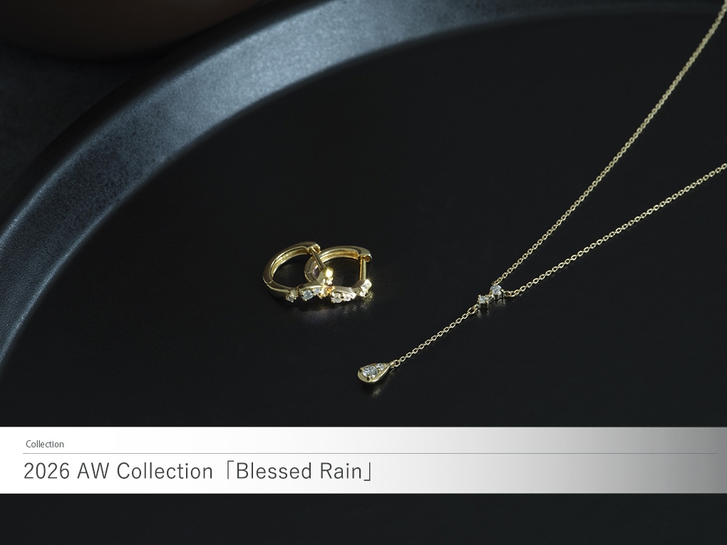 2026 AW Collection�@TSUTSUMI�I���W�i���wBlessed Rain�x���J���ɂ��v���[���g�ɂ��������߁I���i�g����t�H�[�}���ɂ��g���鎴�����`�[�t�ɂ����_�C�������h�W���G���[